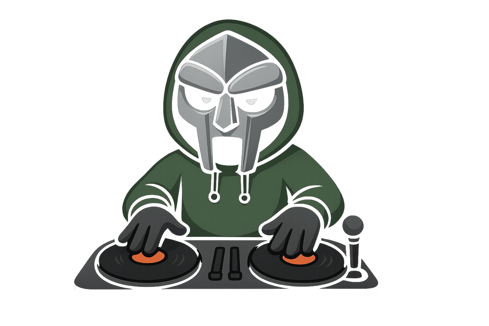 DJ Invizible Mascot